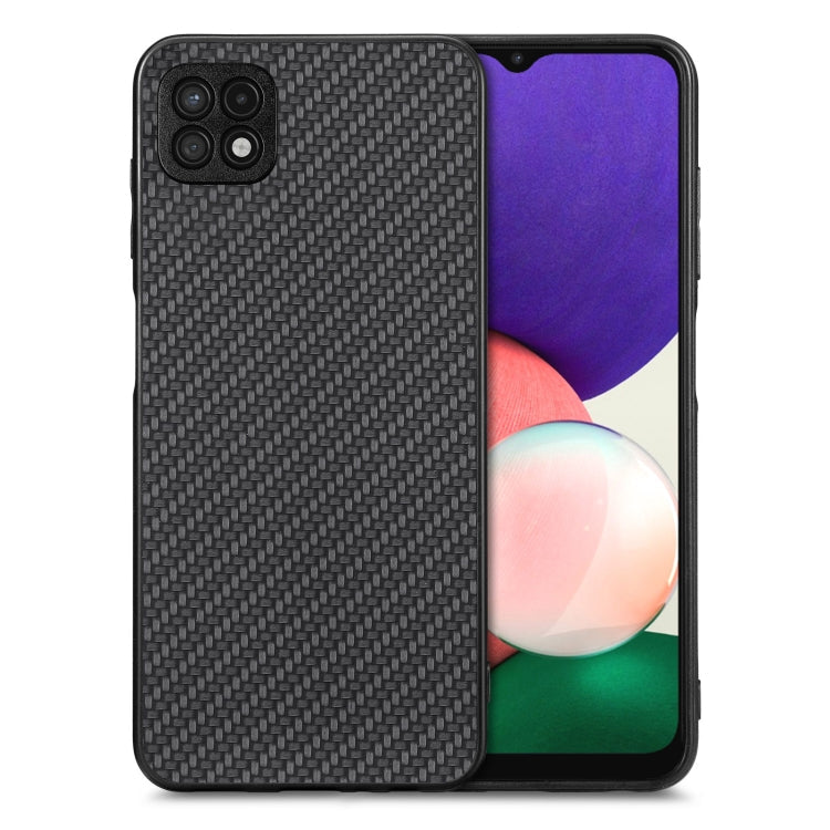 Carbon Fiber Texture Leather Back Cover Phone Case, For Samsung Galaxy A14 5G, For Samsung Galaxy A22 4G, For Samsung Galaxy A22 5G, For Samsung Galaxy A32 5G
