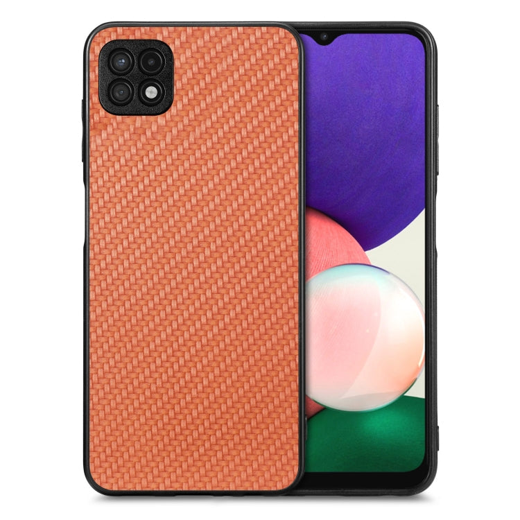 Carbon Fiber Texture Leather Back Cover Phone Case, For Samsung Galaxy A14 5G, For Samsung Galaxy A22 4G, For Samsung Galaxy A22 5G, For Samsung Galaxy A32 5G