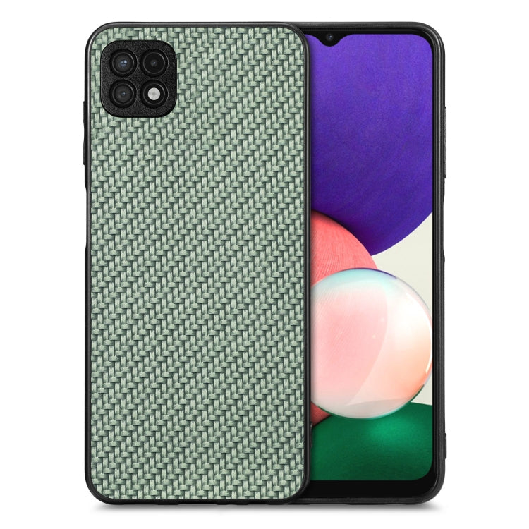Carbon Fiber Texture Leather Back Cover Phone Case, For Samsung Galaxy A14 5G, For Samsung Galaxy A22 4G, For Samsung Galaxy A22 5G, For Samsung Galaxy A32 5G