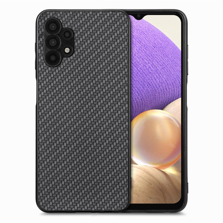Carbon Fiber Texture Leather Back Cover Phone Case, For Samsung Galaxy A14 5G, For Samsung Galaxy A22 4G, For Samsung Galaxy A22 5G, For Samsung Galaxy A32 5G