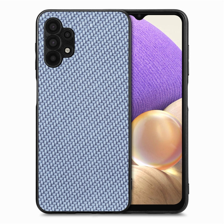 Carbon Fiber Texture Leather Back Cover Phone Case, For Samsung Galaxy A14 5G, For Samsung Galaxy A22 4G, For Samsung Galaxy A22 5G, For Samsung Galaxy A32 5G