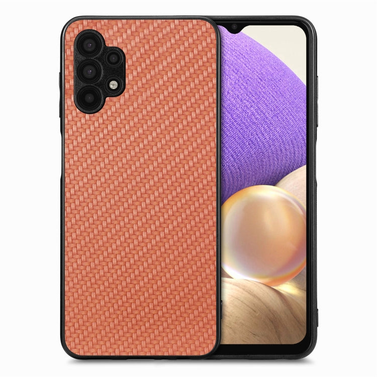 Carbon Fiber Texture Leather Back Cover Phone Case, For Samsung Galaxy A14 5G, For Samsung Galaxy A22 4G, For Samsung Galaxy A22 5G, For Samsung Galaxy A32 5G
