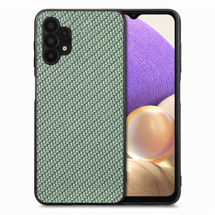 Carbon Fiber Texture Leather Back Cover Phone Case, For Samsung Galaxy A14 5G, For Samsung Galaxy A22 4G, For Samsung Galaxy A22 5G, For Samsung Galaxy A32 5G