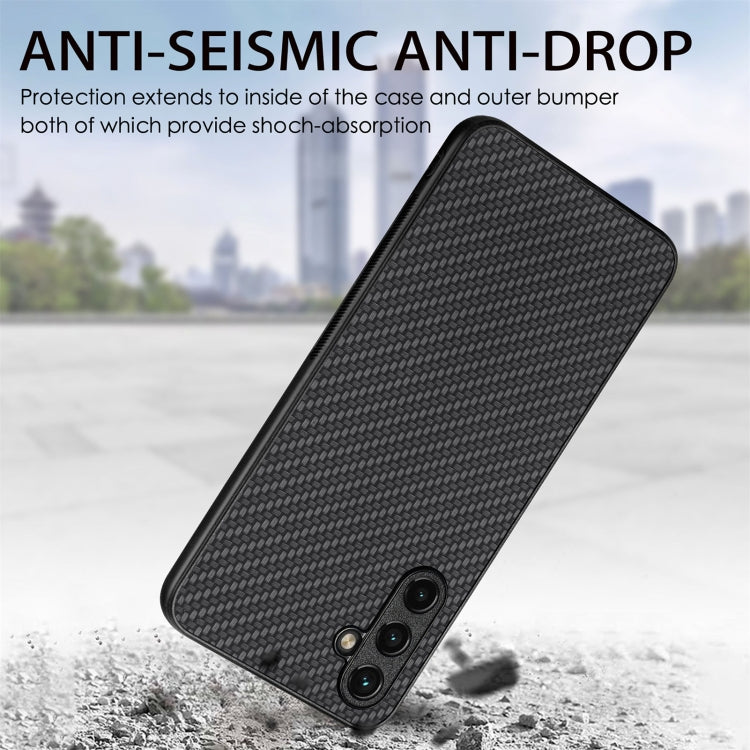 Carbon Fiber Texture Leather Back Cover Phone Case, For Samsung Galaxy A14 5G, For Samsung Galaxy A22 4G, For Samsung Galaxy A22 5G, For Samsung Galaxy A32 5G