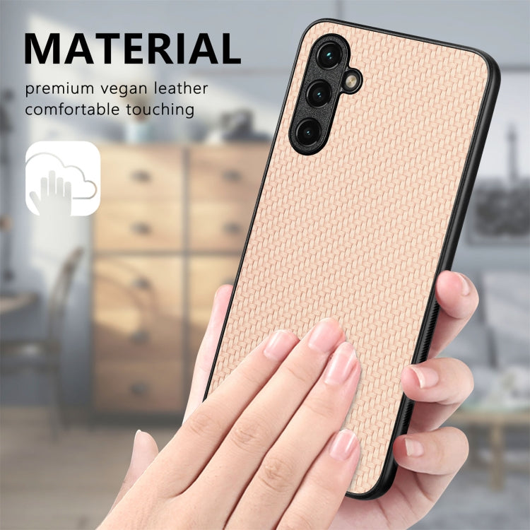 Carbon Fiber Texture Leather Back Cover Phone Case, For Samsung Galaxy A14 5G, For Samsung Galaxy A22 4G, For Samsung Galaxy A22 5G, For Samsung Galaxy A32 5G
