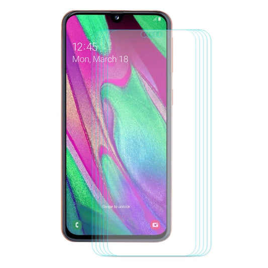 5 PCS ENKAY Hat-Prince 0.26mm 2.5D 9H Tempered Glass Protective Film for Galaxy A40