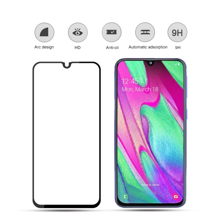 mocolo 0.33mm 9H 3D Full Glue Curved Full Screen Tempered Glass Film for Galaxy A40