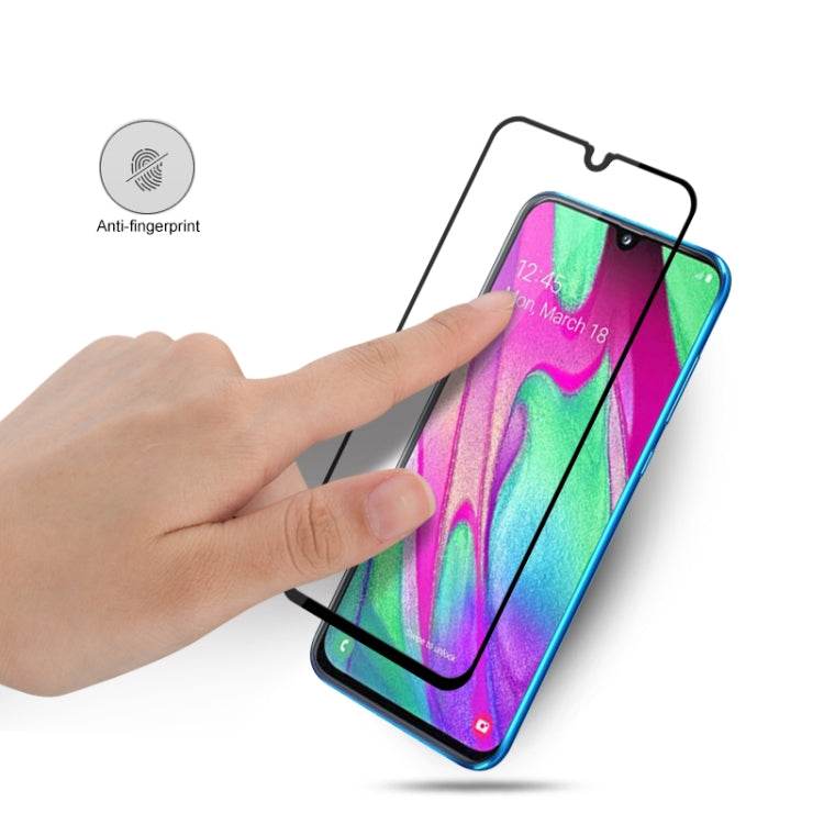 2 PCS mocolo 0.33mm 9H 2.5D Full Glue Tempered Glass Film for Galaxy A40