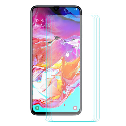 5 PCS ENKAY Hat-Prince 0.26mm 2.5D 9H Tempered Glass Protective Film for Galaxy A70