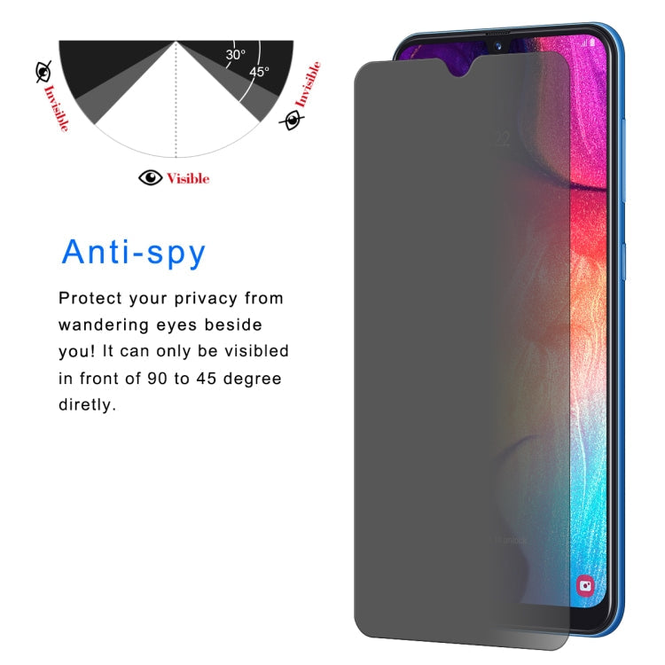 ENKAY Hat-Prince 0.26mm 9H 2.5D Privacy Anti-glare Tempered Glass Film for Galaxy A30 / A50