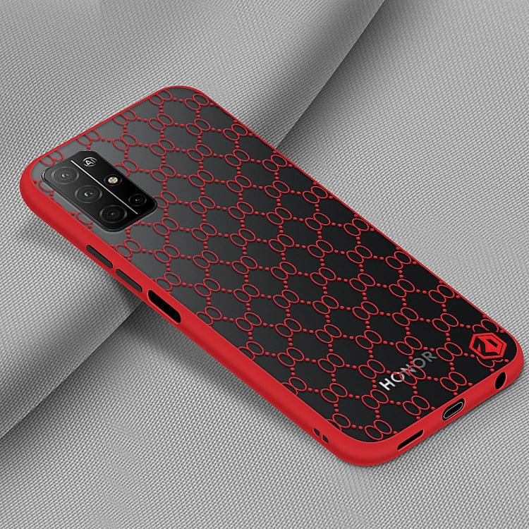 For Huawei Honor 30S PINWUYO Series 2 Generation PC + TPU Waterproof and Anti-drop All-inclusive Protective Case(Red)