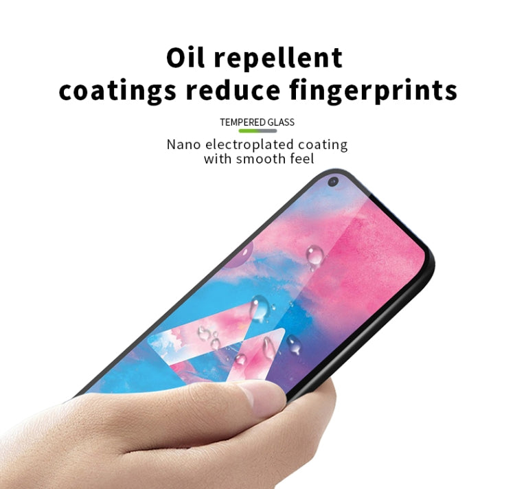 PINWUYO 9H 2.5D Full Glue Tempered Glass Film for Galaxy M30