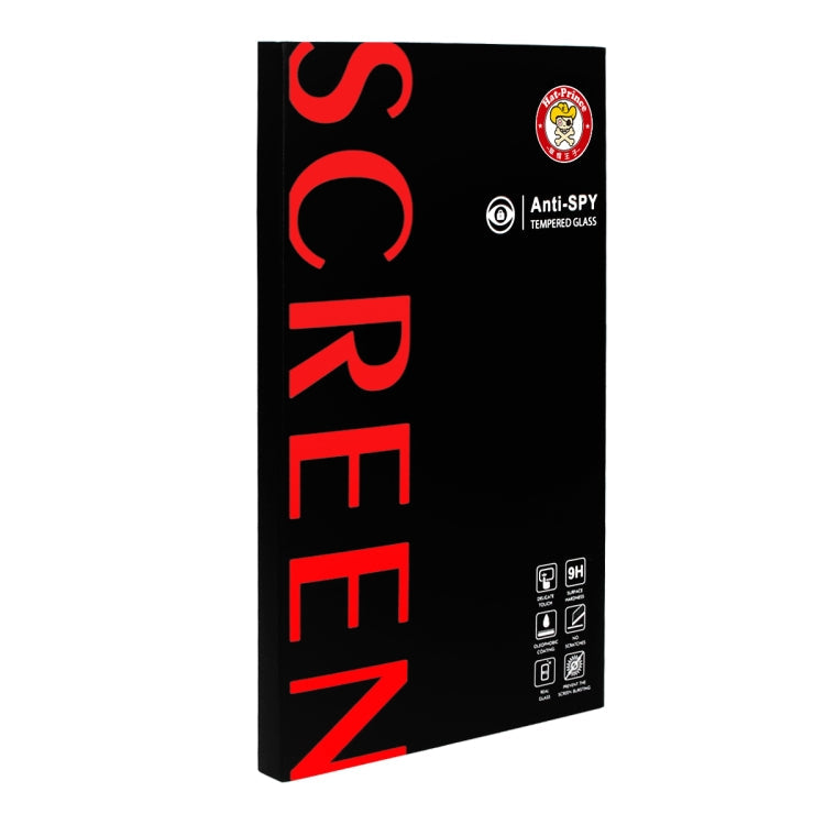 For Huawei NOVA 7 ENKAY Hat-Prince 0.26mm 9H 6D Privacy Anti-spy Full Screen Tempered Glass Film