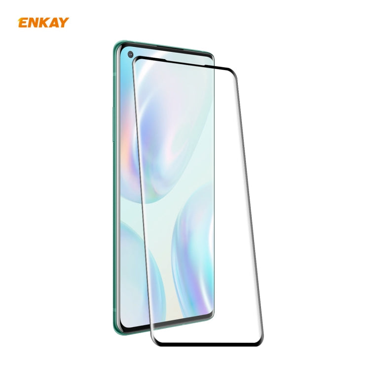 ENKAY Hat-Prince 0.26mm 9H 3D Full Glue Explosion-proof Full Screen Curved Heat Bending Tempered Glass Film, For OnePlus 7 Pro / 7T Pro, For OnePlus 8, For OnePlus 8 Pro, For Xiaomi Note 10 / CC9 Pro, For Xiaomi  10 / 10 Pro, For Huawei Mate 30 Pro(1pc...