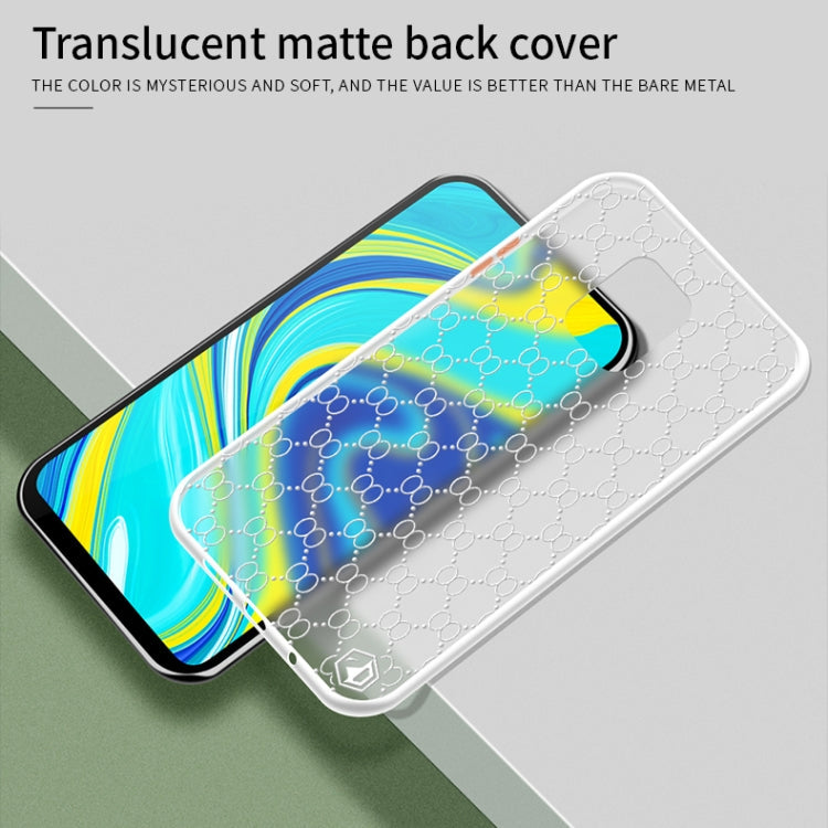 For Xiaomi Redmi Note 9S PINWUYO Series 2nd Generation PC + TPU Anti-drop All-inclusive Protective Shell Matte Back Cover(White)