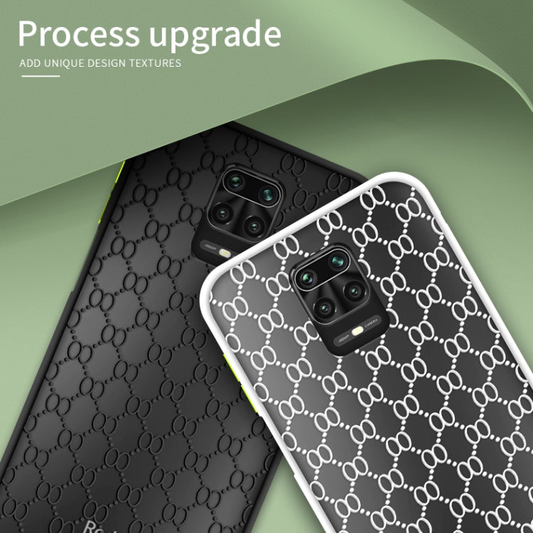 For Xiaomi Redmi Note 9S PINWUYO Series 2nd Generation PC + TPU Anti-drop All-inclusive Protective Shell Matte Back Cover(White)