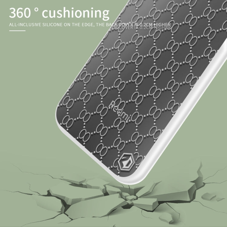 For Xiaomi Redmi Note 9S PINWUYO Series 2nd Generation PC + TPU Anti-drop All-inclusive Protective Shell Matte Back Cover(White)