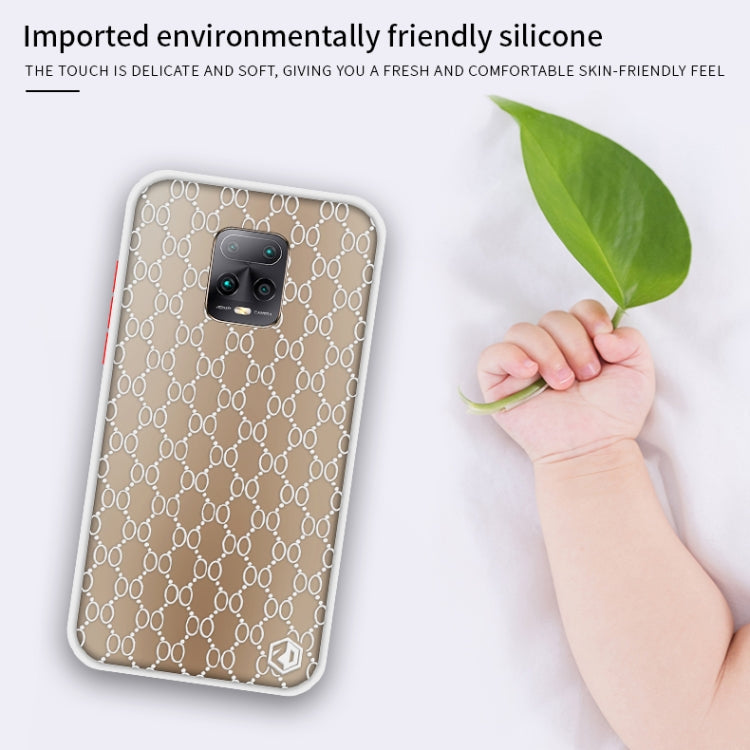 For Xiaomi Redmi 10X 5G PINWUYO Series 2nd Generation PC + TPU Anti-drop All-inclusive Protective Shell Matte Back Cover(White)