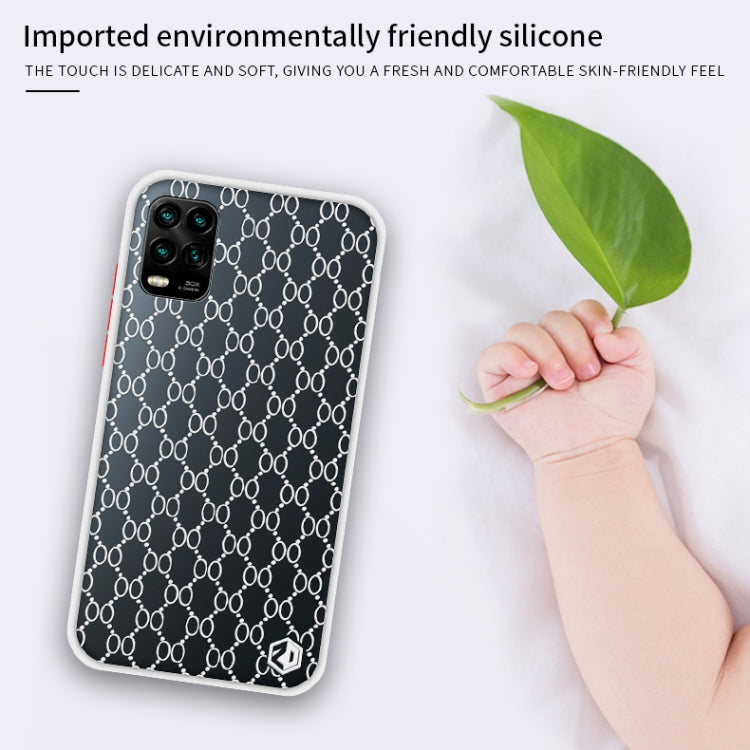 For Xiaomi Mi 10 Lite PINWUYO Series 2nd Generation PC + TPU Anti-drop All-inclusive Protective Shell Matte Back Cover(Black)