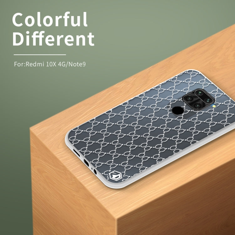For Xiaomi Redmi Note 9 (4G) PINWUYO Series 2nd Generation PC + TPU Anti-drop All-inclusive Protective Shell Matte Back Cover(White)