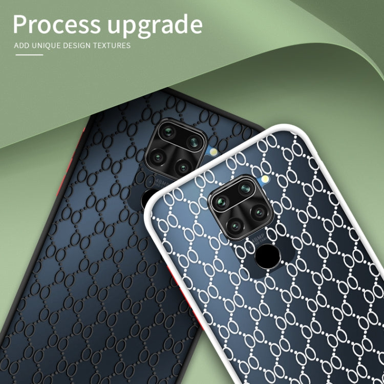 For Xiaomi Redmi Note 9 (4G) PINWUYO Series 2nd Generation PC + TPU Anti-drop All-inclusive Protective Shell Matte Back Cover(White)