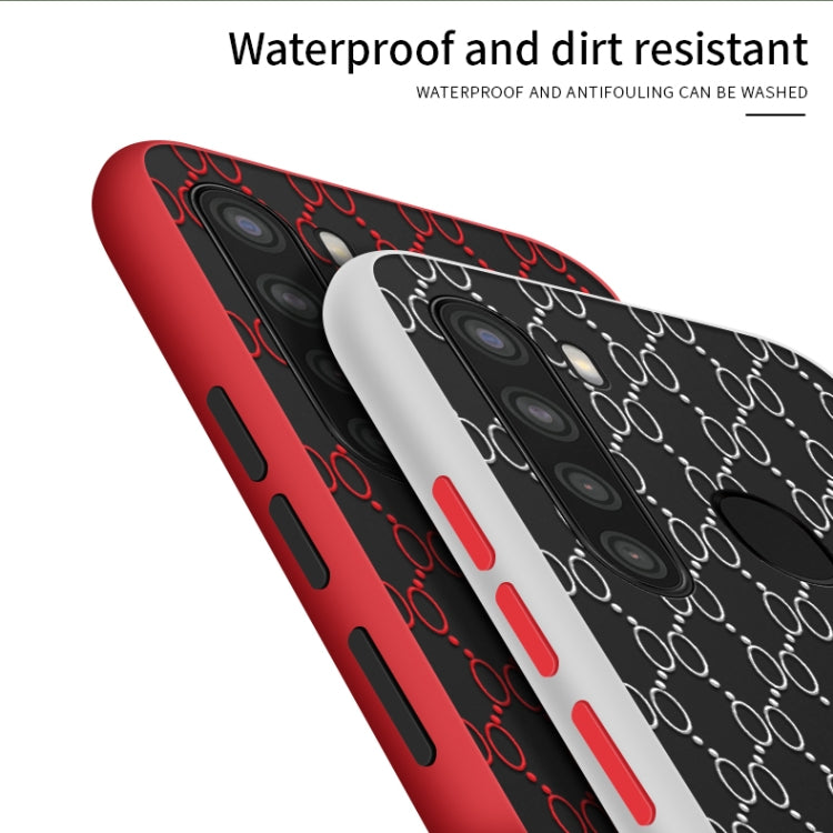 For Samsung Galaxy A21 PINWUYO Series 2nd Generation PC + TPU Anti-drop All-inclusive Protective Shell Matte Back Cover(Black)