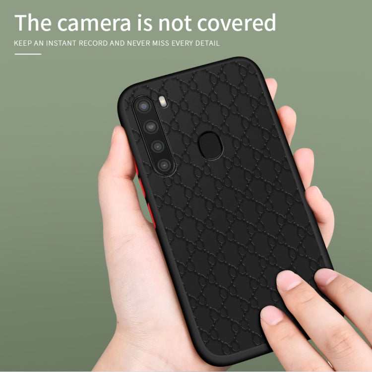 For Samsung Galaxy A21 PINWUYO Series 2nd Generation PC + TPU Anti-drop All-inclusive Protective Shell Matte Back Cover(Blue)