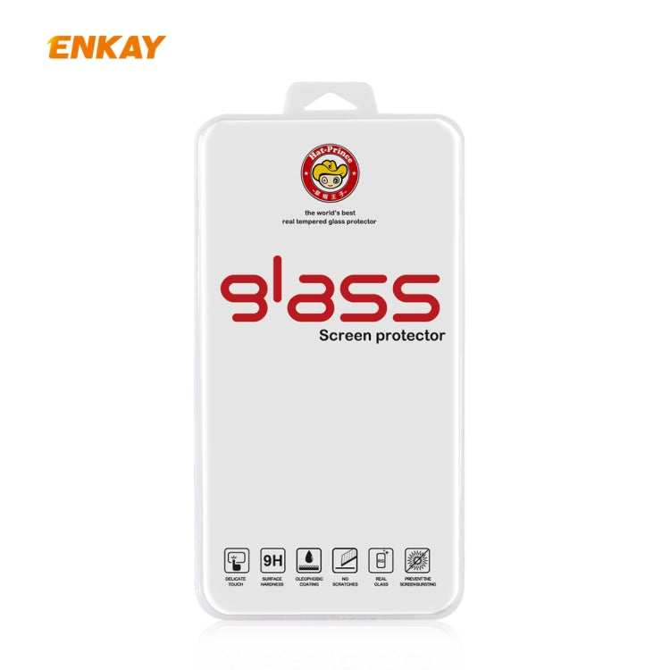 For Samsung Galaxy A01 ENKAY Hat-Prince 0.26mm 9H 2.5D Curved Edge Tempered Glass Film