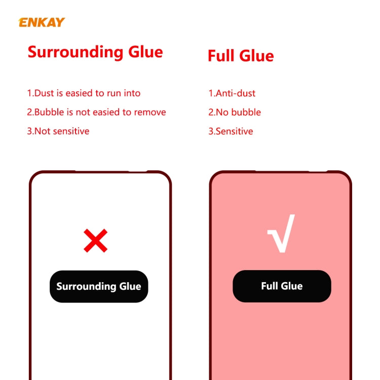 For Motorola Moto G8 Power 5 PCS ENKAY Hat-Prince Full Glue 0.26mm 9H 2.5D Tempered Glass Full Coverage Film