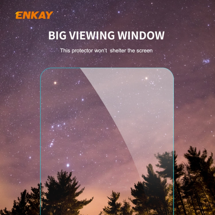 For Samsung Galaxy M31s ENKAY Hat-Prince 0.26mm 9H 2.5D Curved Edge Tempered Glass Film