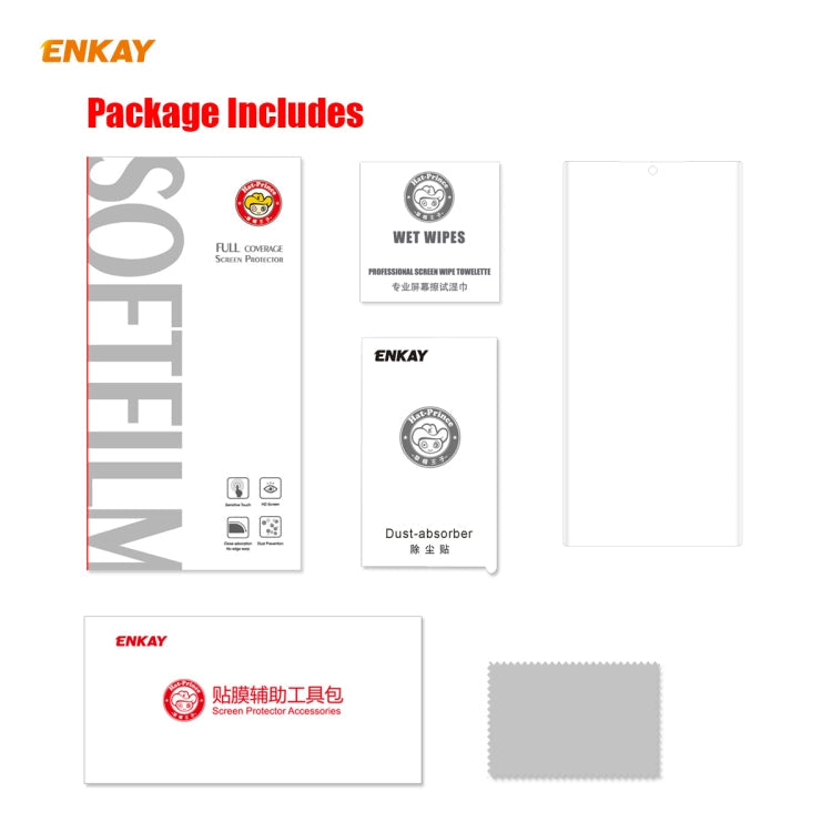 For Samsung Galaxy Note 20 Ultra ENKAY Hat-Prince 3D Full Screen PET Curved Hot Bending HD Screen Protector Soft Film, For Samsung Galaxy Note 20 Ultra 5G