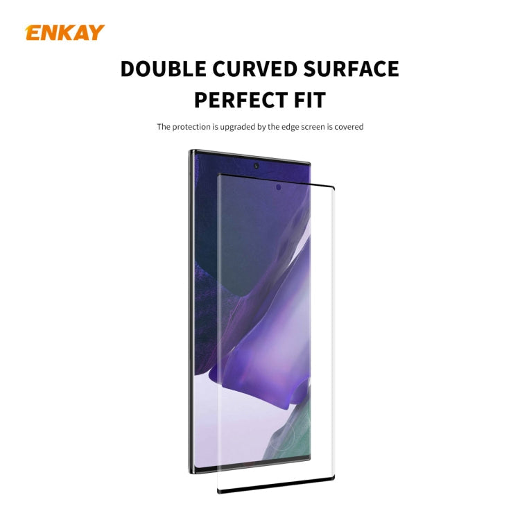 For Samsung Galaxy Note 20 Ultra ENKAY Hat-Prince 0.26mm 9H 3D Explosion-proof Full Screen Curved Heat Bending Tempered Glass Film, For Samsung Galaxy Note 20 Ultra(1 PCS), For Samsung Galaxy Note 20 Ultra(2 PCS), For Samsung Galaxy Note 20 Ultra(5 PCS)