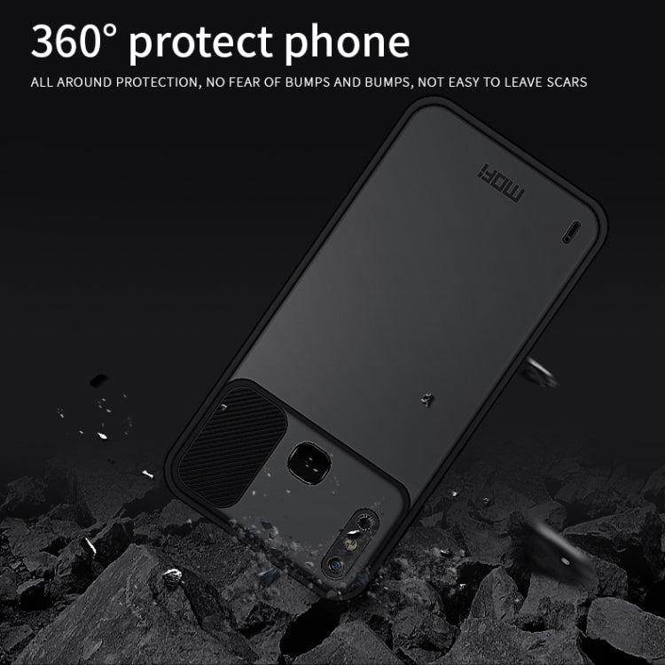 For Infinix X653 / Smart 4 MOFI Xing Dun Series Translucent Frosted PC + TPU Privacy Anti-glare Shockproof All-inclusive Protective Case(Black)