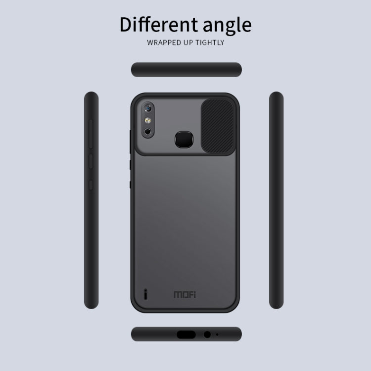 For Infinix X653 / Smart 4 MOFI Xing Dun Series Translucent Frosted PC + TPU Privacy Anti-glare Shockproof All-inclusive Protective Case(Black)