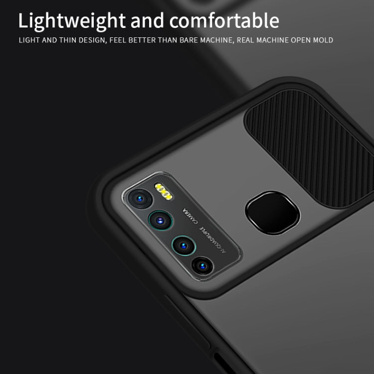 For Infinix X656 / HOT9 / Note7 Lite MOFI Xing Dun Series Translucent Frosted PC + TPU Privacy Anti-glare Shockproof All-inclusive Protective Case(Green)