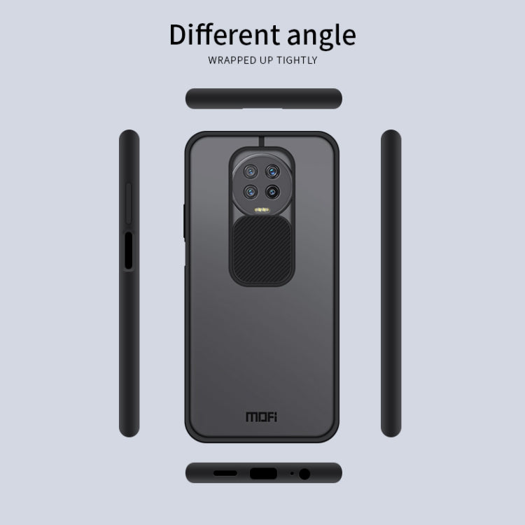 For Infinix X690 / Note7 MOFI Xing Dun Series Translucent Frosted PC + TPU Privacy Anti-glare Shockproof All-inclusive Protective Case(Black)