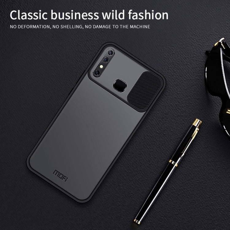 For Infinix X650 / X650C / HOT8 / HOT8Lite MOFI Xing Dun Series Translucent Frosted PC + TPU Privacy Anti-glare Shockproof All-inclusive Protective Case(Green)
