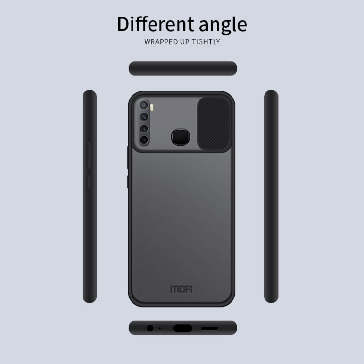For Infinix X652 / S5 / S5 Lite MOFI Xing Dun Series Translucent Frosted PC + TPU Privacy Anti-glare Shockproof All-inclusive Protective Case(Black)