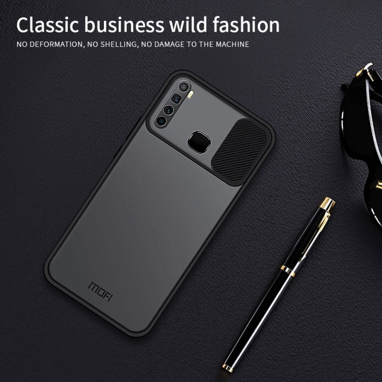 For Infinix X652 / S5 / S5 Lite MOFI Xing Dun Series Translucent Frosted PC + TPU Privacy Anti-glare Shockproof All-inclusive Protective Case(Green)