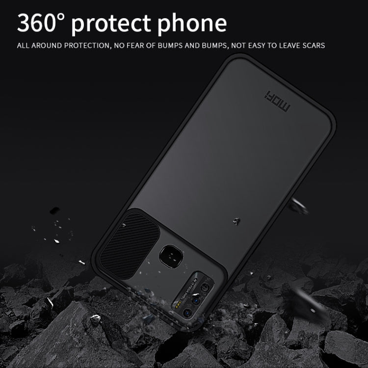 For InfinixX680 / HOT 9 Play MOFI Xing Dun Series Translucent Frosted PC + TPU Privacy Anti-glare Shockproof All-inclusive Protective Case(Green)