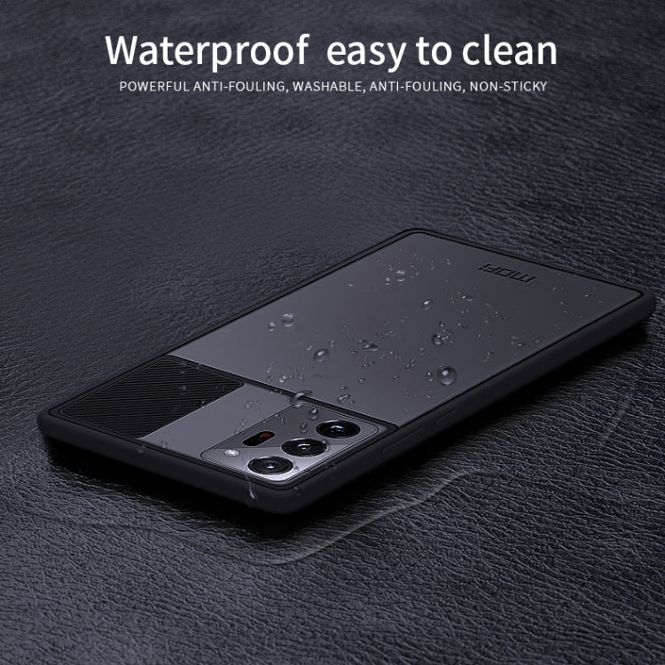 For Samsung Galaxy Note20 Ultra MOFI Xing Dun Series Translucent Frosted PC + TPU Privacy Anti-glare Shockproof All-inclusive Protective Case(Green)