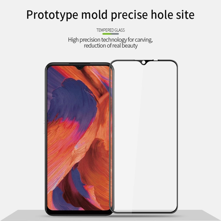 For OPPO A73(2020) PINWUYO 9H 3D Curved Full Screen Explosion-proof Tempered Glass Film(Black)