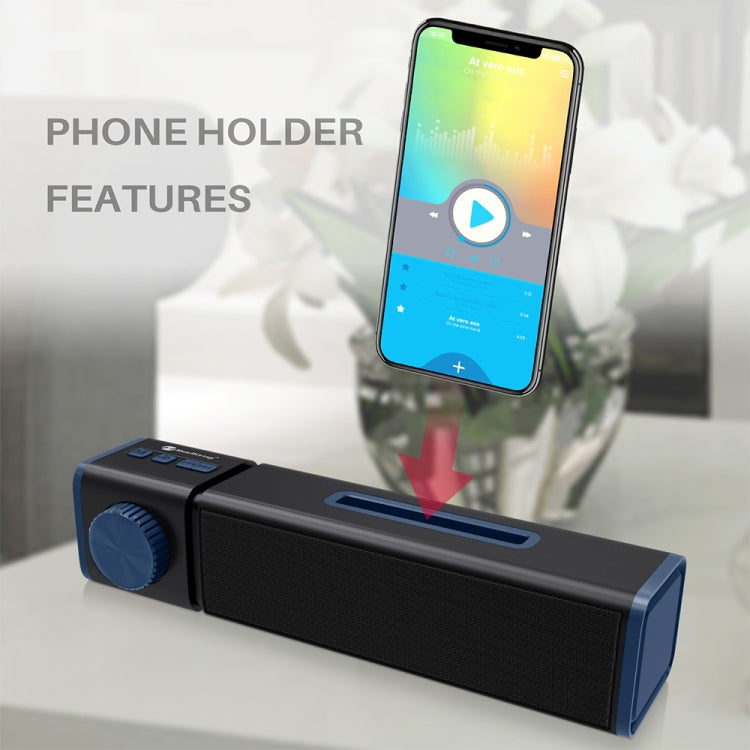 New Rixing NR4023 TWS Wireless Stereo Bluetooth Speaker, Support TF Card & MP3 & FM & Hands-free Call & 3.5mm AUX