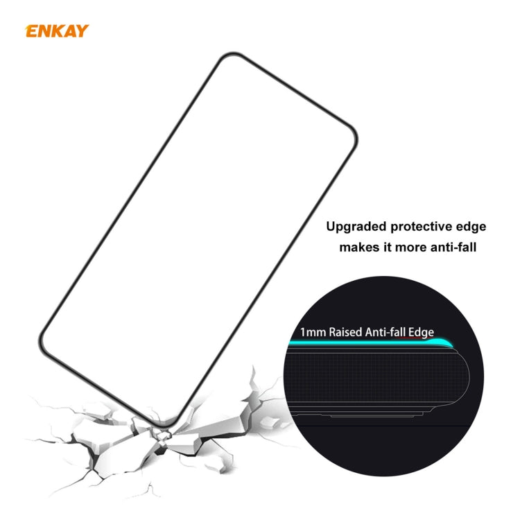 2 PCS ENKAY Hat-Prince Anti-drop Full Glue Tempered Glass Full Screen Film Anti-fall Protector, For Motorola Moto G9 Plus, For Motorola Moto G9 / G9 Play, For Samsung Galaxy A12, For Xiaomi Mi 10T 5G