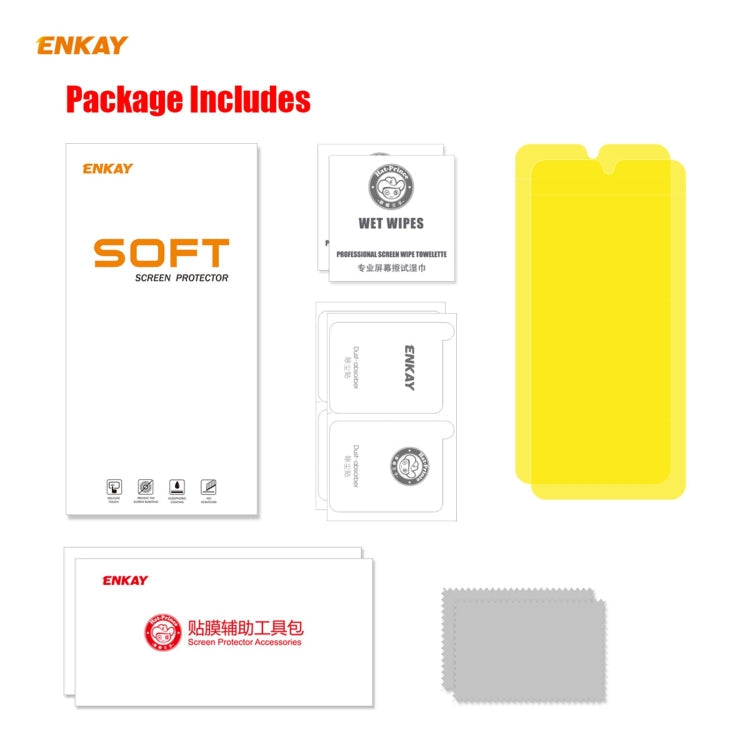 2 PCS ENKAY Hat-Prince 0.1mm 3D Full Screen Protector Explosion-proof Hydrogel Film, For Samsung Galaxy S21 5G, For Samsung Galaxy S21+ 5G, For Samsung Galaxy S21 Ultra 5G