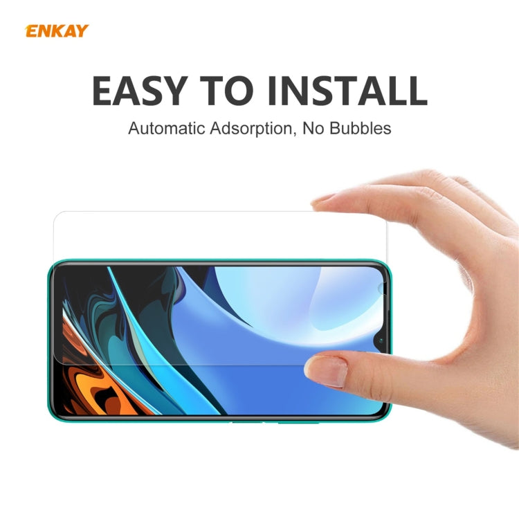 ENKAY Hat-Prince 0.26mm 9H 2.5D Curved Edge Tempered Glass Film, For Xiaomi Redmi 9T, For Xiaomi Redmi Note 9T, For Xiaomi Redmi K40 / K40 Pro / K40 Pro+, For Samsung Galaxy A52 5G, For Samsung Galaxy A72 5G, For Samsung Galaxy F62