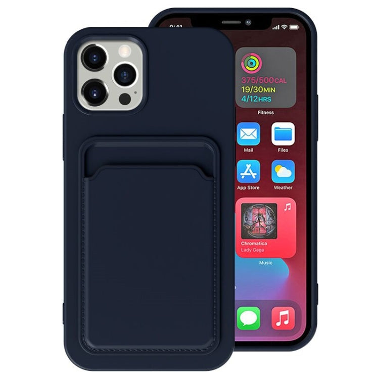 TPU + Flannel Lining Shockproof  Case with Card Slots, For iPhone 11 Pro Max, For iPhone 11