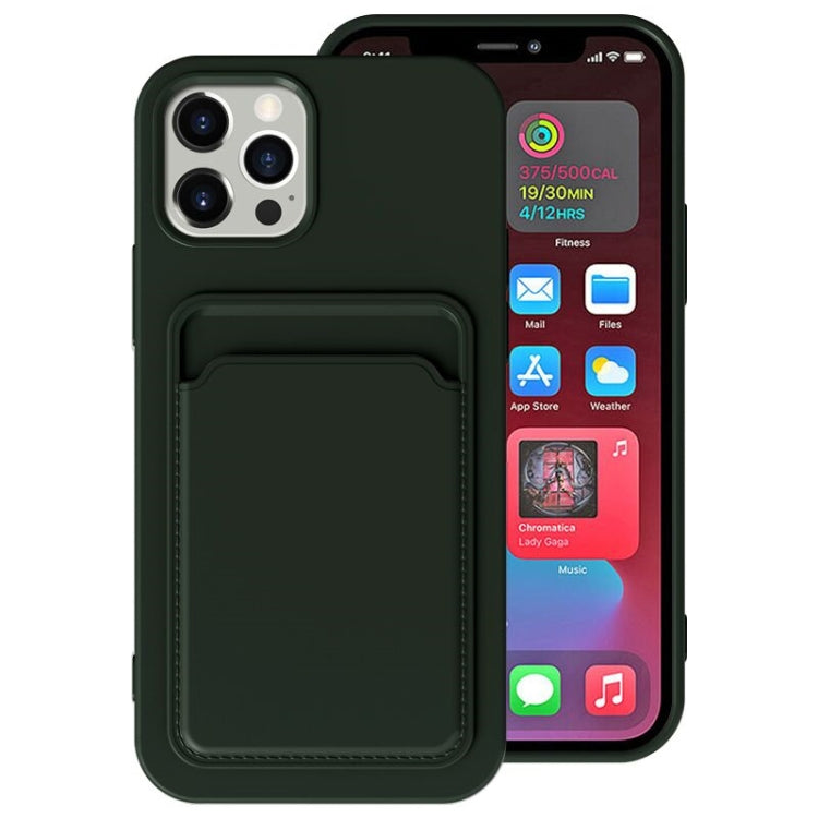 TPU + Flannel Lining Shockproof  Case with Card Slots, For iPhone 11 Pro Max, For iPhone 11