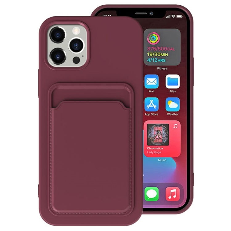 TPU + Flannel Lining Shockproof  Case with Card Slots, For iPhone 11 Pro Max, For iPhone 11