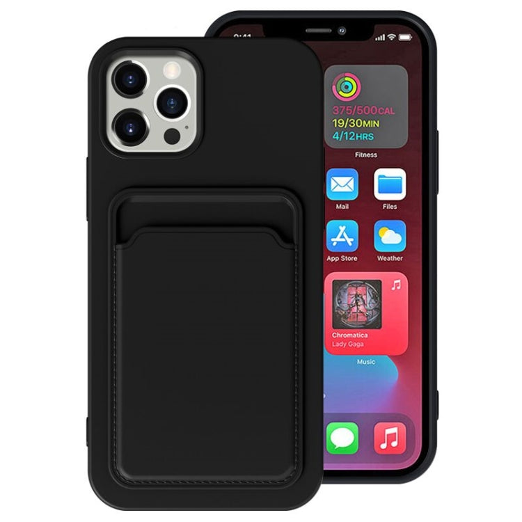 TPU + Flannel Lining Shockproof  Case with Card Slots, For iPhone 11 Pro Max, For iPhone 11